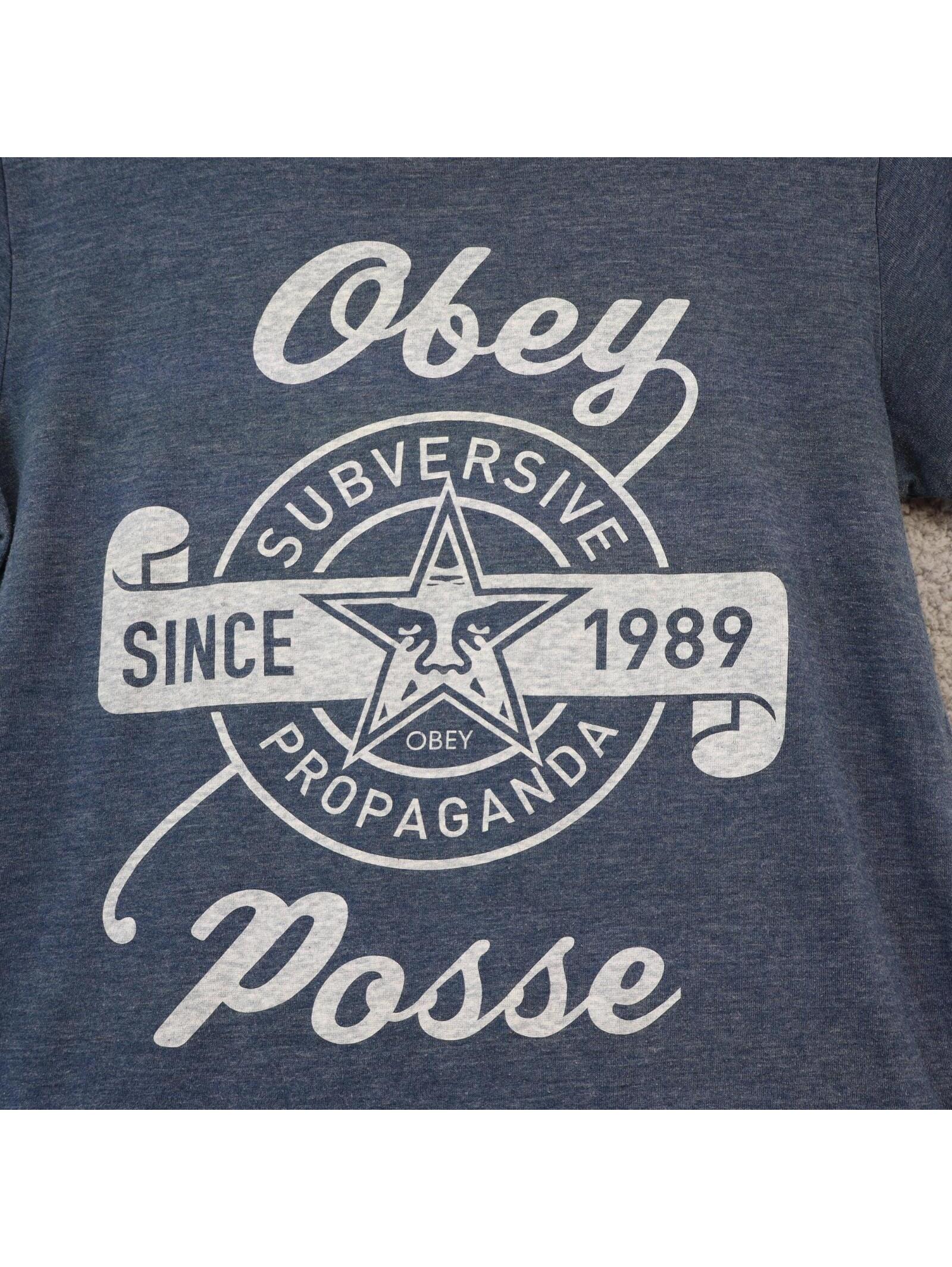 Obey Propaganda Made Usa Shirt Womens Medium